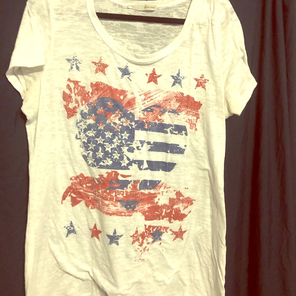 Red, White, and Blue Heart